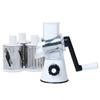 Vegetable Cutter & Slicer Manual Kitchen Cheese Chopper Machine With 3 Sharp Drums Multifunctional Garlic Potato Shredder
