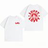 Unisexs Clothing New 100 Cotton Summer TShirt One Piece Unisexs TShirt Luffy Red Stamp Print Casual Unisexs TShirt