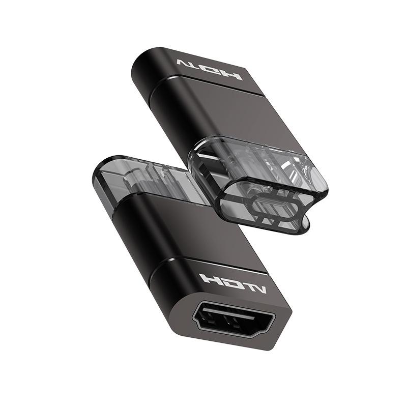 

Адаптер Type C к HDMI Разъем для проводных наушников 3,5 мм PD 100 Вт Быстрая зарядка Концентратор-конвертер HDTV для ноутбука компьютера телефона планшета