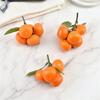 Artificial Tangerine Realistic Foams Fruit Tangerine Simulation Tangerine Photography Props for Parties Decorations