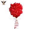 Junbei Commemorative Suitcase with Red Flower Ribbon