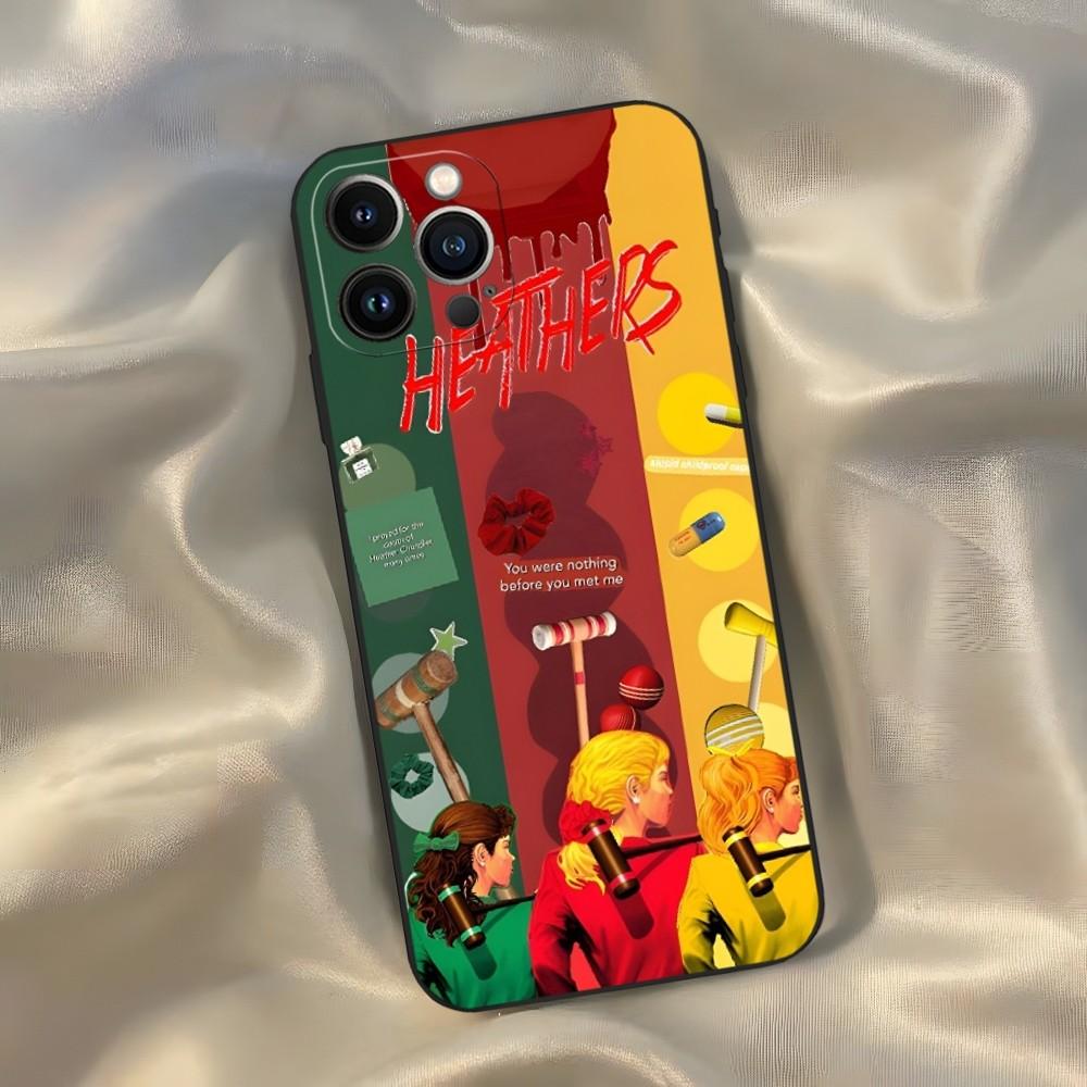 

Чехол для телефона Heathers The Musical для iPhone 15 14 13 12 11 Pro Max Xr X Xs Mini 8 Plus SE 2022 Черный Мягкий Силиконовый Чехол iPhone11