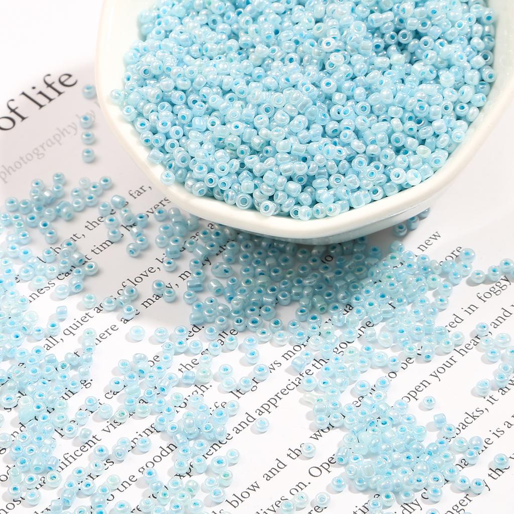 450G Glass Seed Beads Cream Color Charm For Jewelry Making Accessories DIY Bracelet Necklace