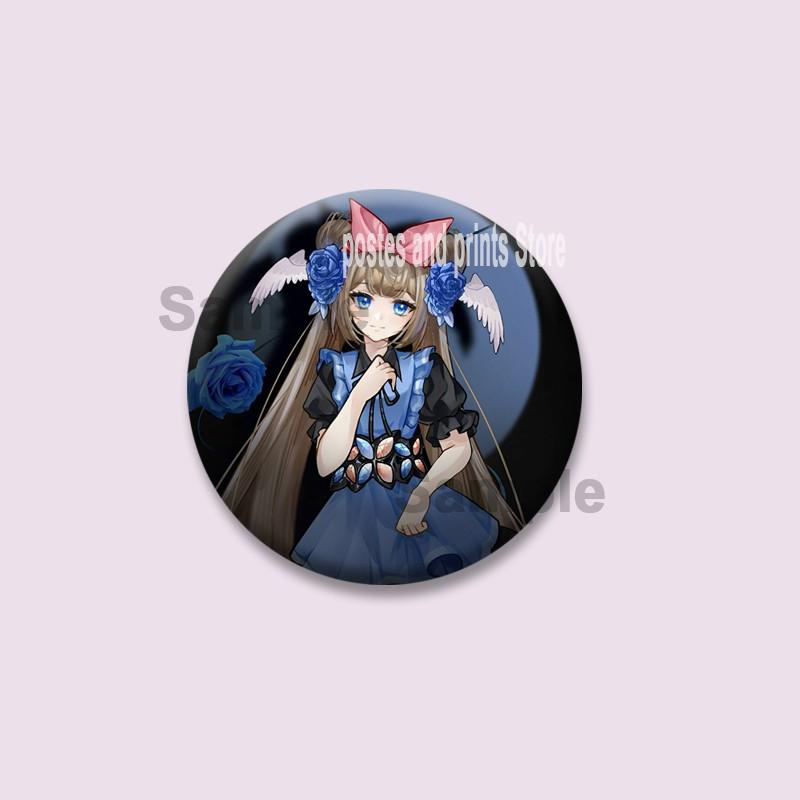 Anime Game Reverse 1999 Circular Brooches Cartoon Character Enamel Pins Backpack Clothing Hat Jewelry Badge Accessory XMAS Gifts