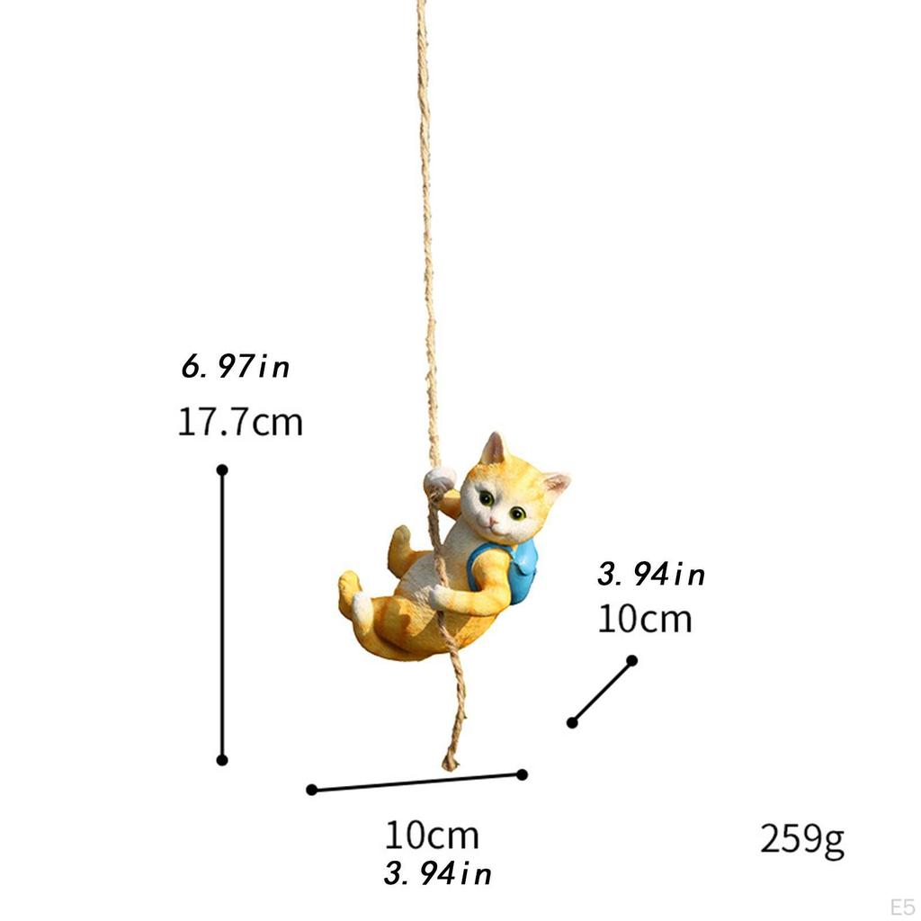 Miniature Climbing Animal Statue ,Climber Figurine ,Creative Yard Decor ,Resin Sculpture for