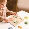 Montessori Wooden Toys 3D Puzzles Pattern Cognitive Animal Jigsaw Toys  Thinking Training