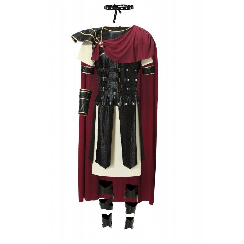 Unisex Spartan Unique Costume For Boys And Girls With Eyecatching Shield And Cloak