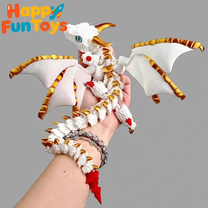 High-Quality 3D High-Quality Printed High-Quality Winged High-Quality Carriage Fantasy creature Decorative Figure Play sets High-Quality Rotatable