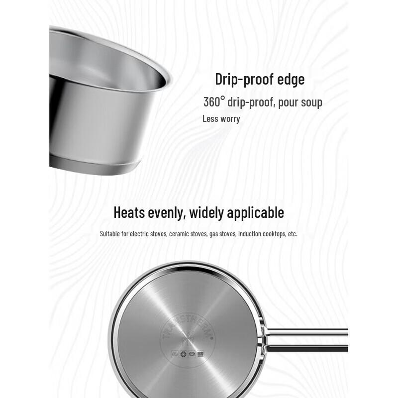 WMF Apatto Series 16cm Stainless Steel Soup Pot
