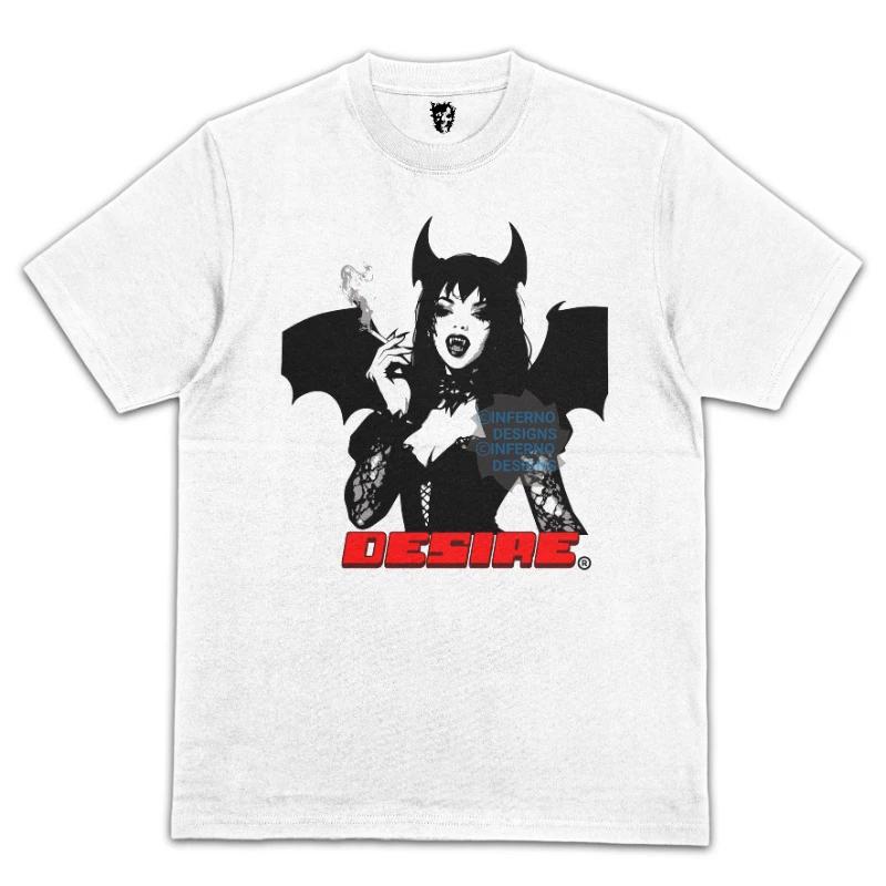 Vampire Girl Shirt, Dracula Goth Y2K Grunge Alternative Dark Occult Harajuku Tee XL