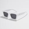 Luxury Designer Pink Square Sunglasses Women Small Full Frame Gradient Lens UV400 Vintage Eyewear