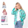 Bomber Jacket (girls) – Stylish Print, Soft Double-Knit Fabric, Casual Wear, Any Season, 6404-055-5 HC