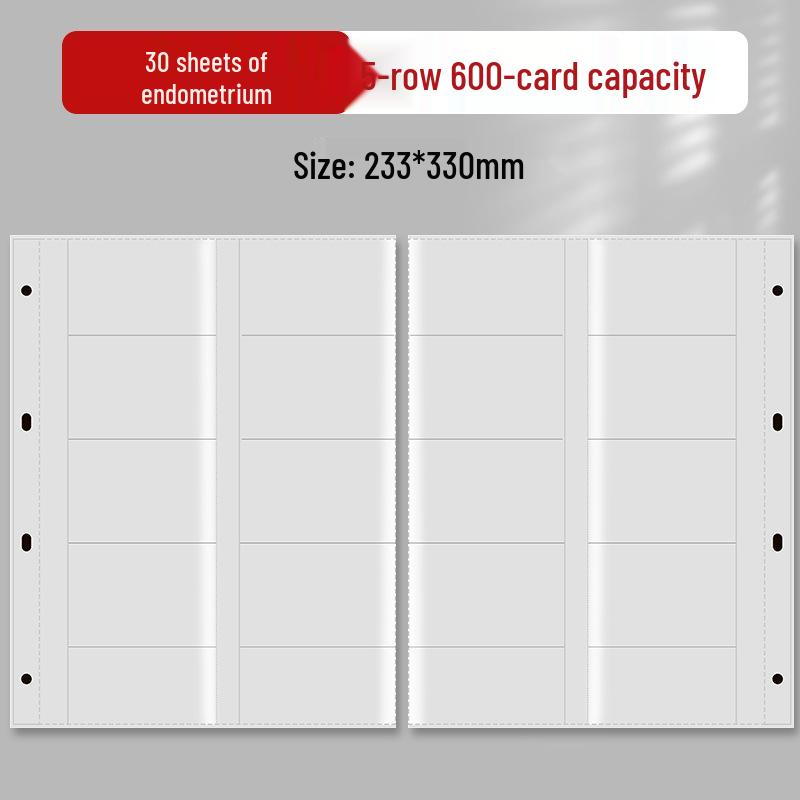 Large Capacity Loose-leaf Business Card Holder Album