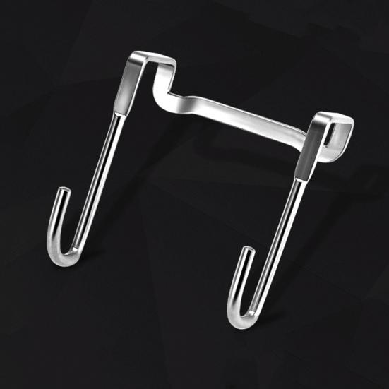 Over The Door Door Hanger Free Punching No Trace Stainless Steel Clothes Rack for Home
