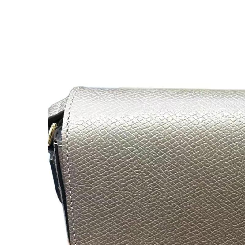 Longchamp Épure Adjustable Shoulder Strap Snap Closure Flat Interior Pocket Leather Shoulder Bag Women Shoulder Bag Dove-Gray 10296HYZP55
