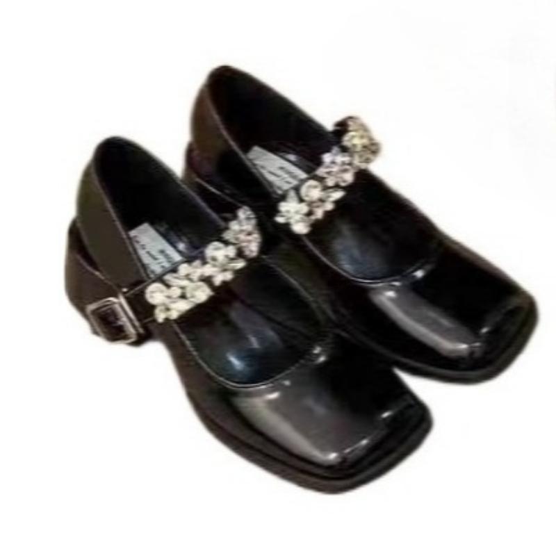 Designer 2025 New Women Heeled Shoes Luxury Crystal Sqaure Toe High Heels Sandals Dress Party Heeled Shoes Summer Woman Pumps