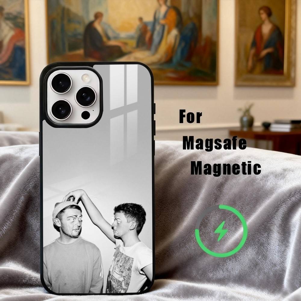 Deep House D-Disclosure Band Phone Case For iPhone17,16,15,14,13,12,11 Plus,Pro Max Magnetic For Magsafe Wireless Charging