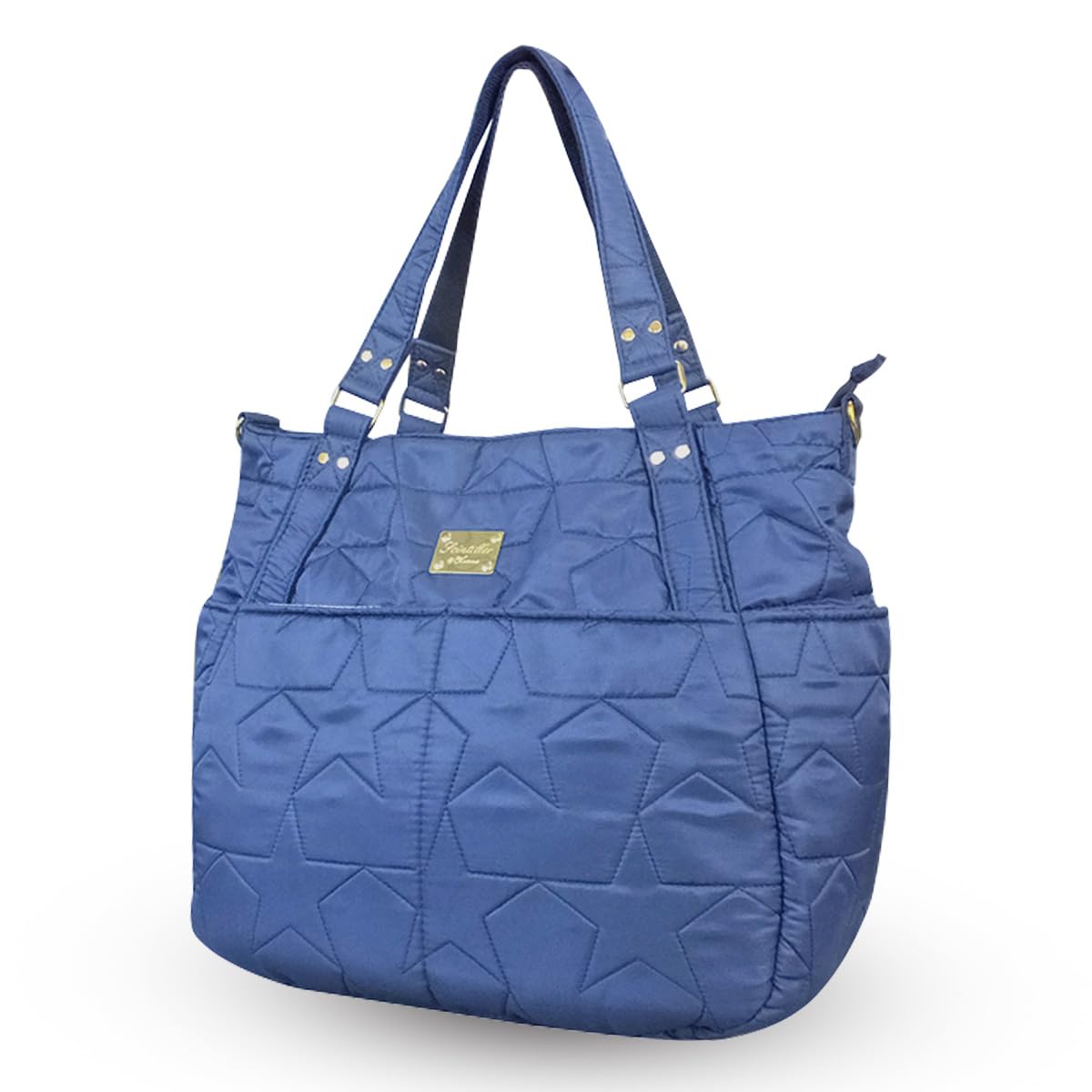 

AtFirst Mama Multi-Bag, 2-Way Shoulder Tote Bag with Diaper Changing Mat, Large Capacity, Perfect for Pregnancy, Navy, AF7096