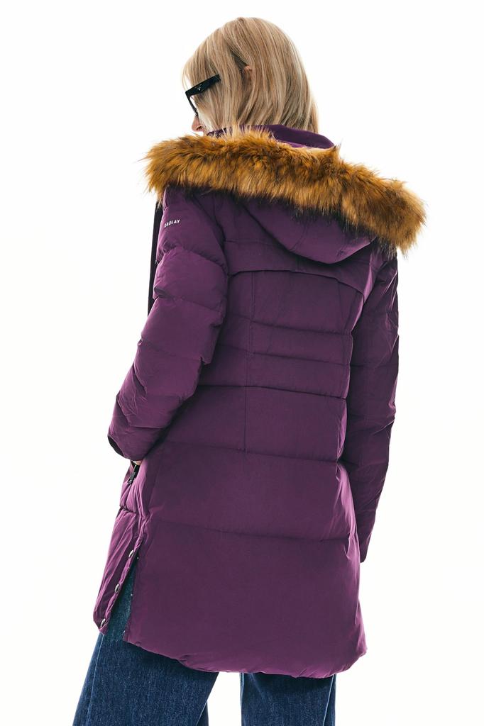 Orolay Down and Slim Fit with a Perfect for Outdoor and Commuting Size Women's Coat, Windproof, Warm, Long, Waistline, Activities, Hiking, Skiing,