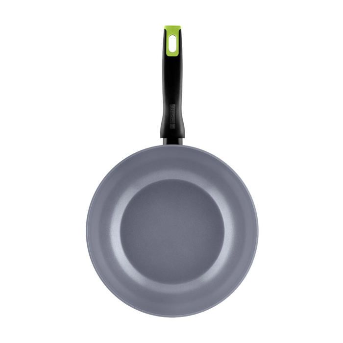 Wok - Monix - M261232 - Aluminium recyclé - Revêtement céramique - 28 cm