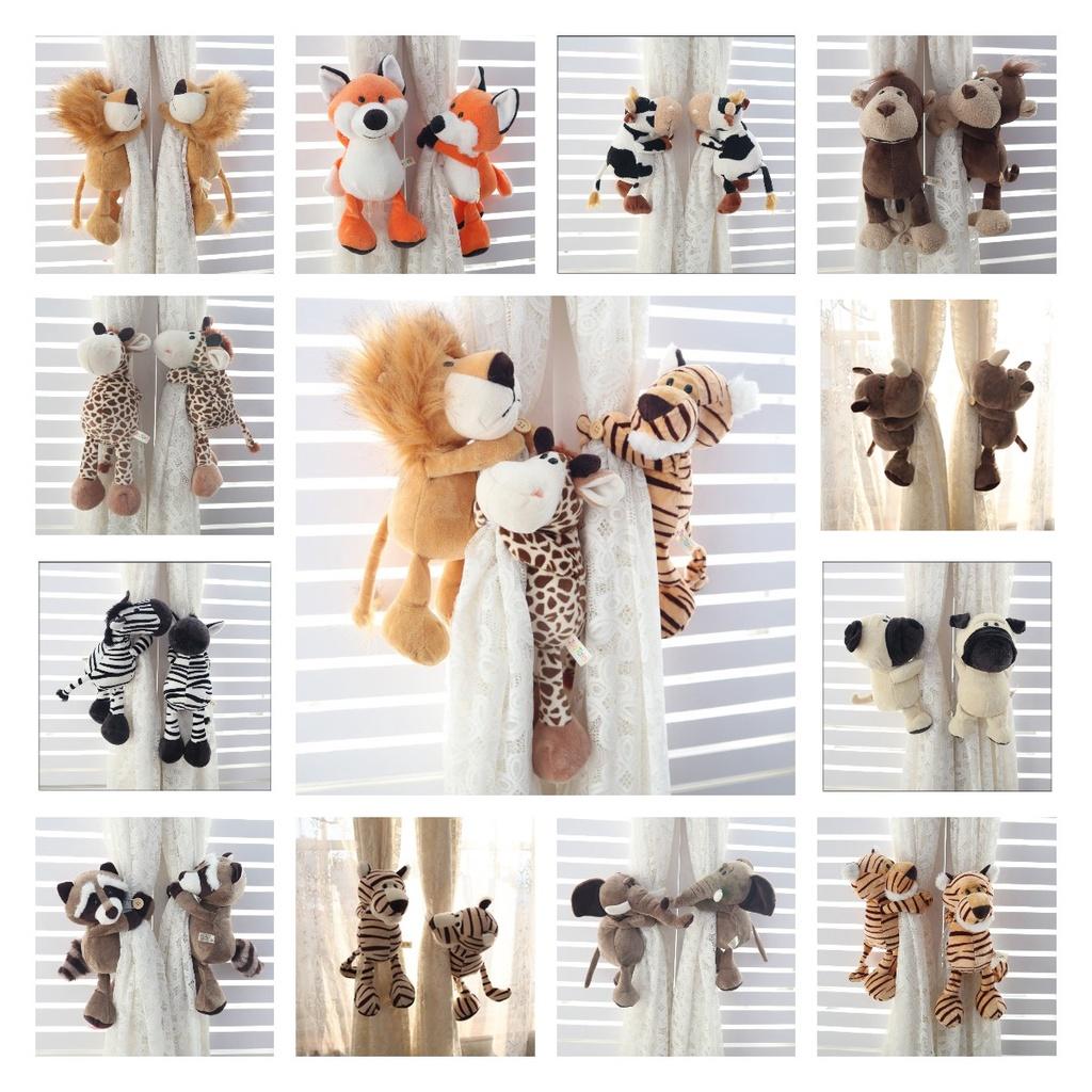 Carini Legacci per Tende con Animali della Giungla Tende Creative e Adorabili per Finestre