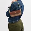 Coach Hailey 20 Metal Accessories Logo Design Leather Shoulder Crossbody Bag Small Women Bags Brown CBJ14-IMXHE
