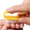 Soft Bristle Nail Dust Brush Non-slip Comfy Handle Pastel Colors Portable for Home DIY Manicure Nail Art Cleaning
