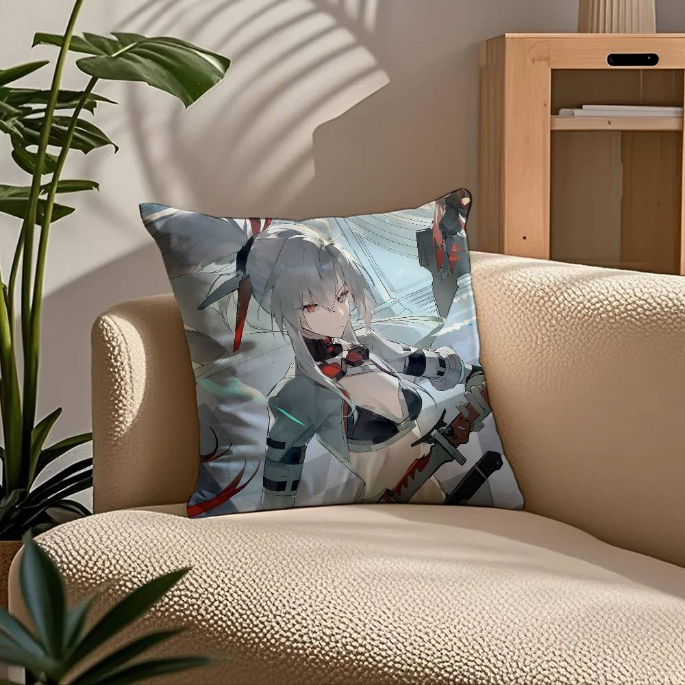 P-Punishing G-Gray R-Raven Pillow Case Comfort Sofa Bed Silky Elegant Invisible Zipper Custom Decorative Cushion Cover
