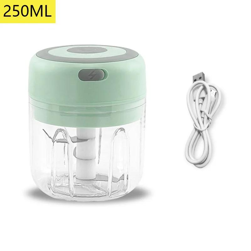 Electric garlic blender USB rechargeable multifunctional kitchen tool portable meat and vegetable chopper