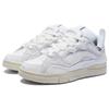 Li Ning Golden Textile, Leather Slip Resistant Abrasion Resistant Low top Skateboard Shoes Women's White AECS074-7