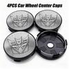 4PCS Universal 56mm 60mm For Autobot Badge Car Wheel Center Caps , HJUJ6 Dustproof Decorative Hub Caps Sticker