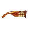 Miu Miu Side Letter Decoration Irregular Shape Sunglasses Women sunglasses MU11WS4BW2Z1