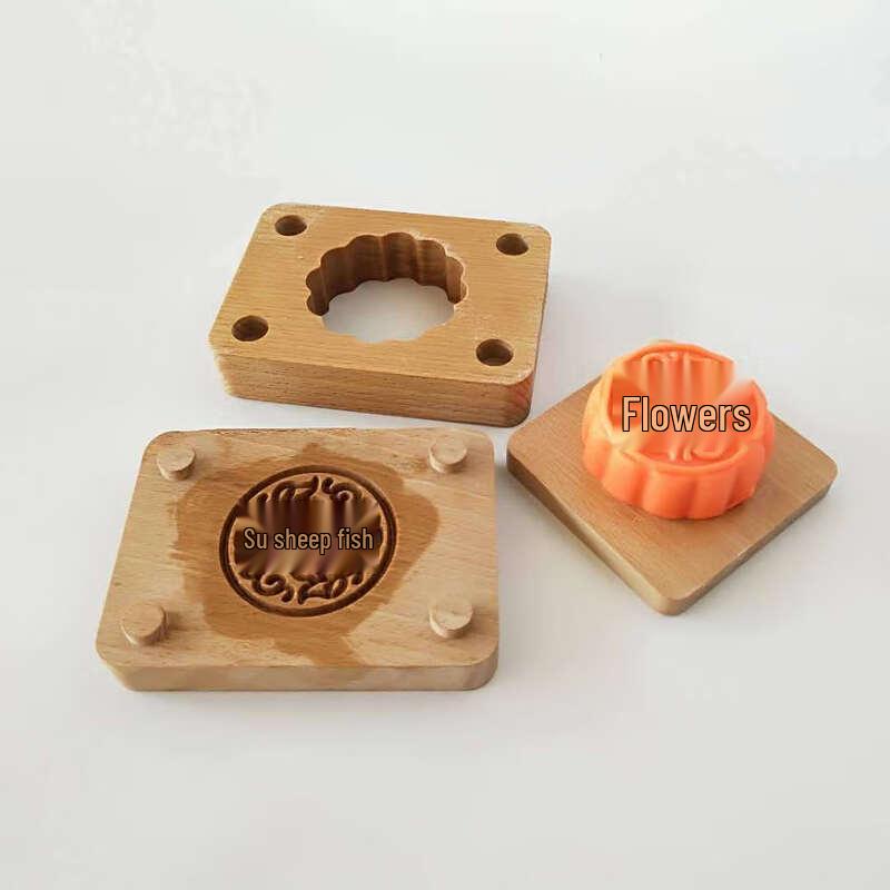 Pabei Mid-Autumn Festival Wooden Mooncake Mold