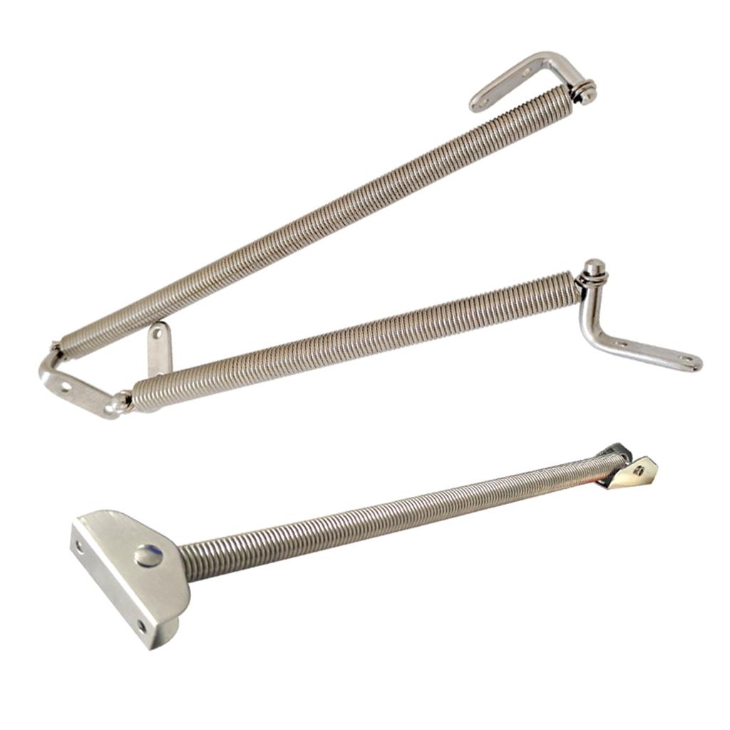 2pcs Marine Stainless Steel Boat Hatch Support Spring Adjuster Suitable For Yacht Cabin Hardware Replacement Accessories