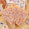 6 Sheets of Cute Capybara Stickers for Students - Fun and High-Value Stationery Decor