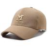 Hat Women's Spring and Autumn Baseball Cap Three-dimensional M letter embroidery Small sunshade Casual outdoor cap Women