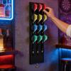 12-Loch Dart Halter für Wand Dart Display Ständer Mit Metallhaken Dart Aufbewahrungsregal für Party Unterhaltung Spiel Zubehör
