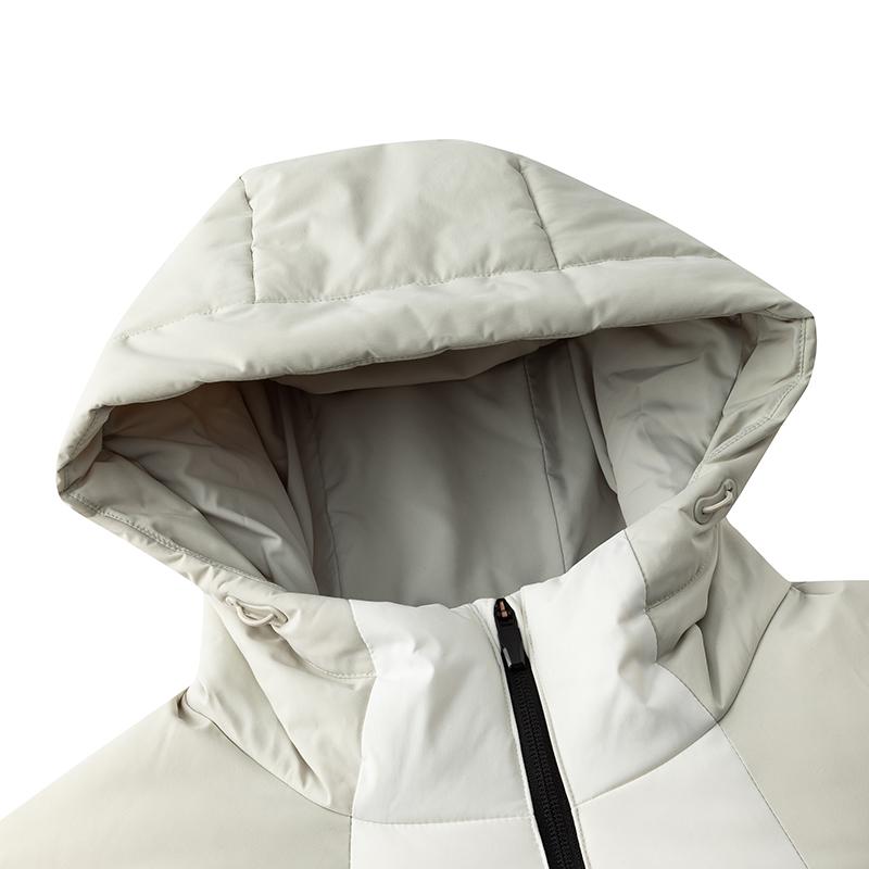 Anta Lightweight Six-Degree Core Color-Blocked Dual-Side Pocket Warm Windproof Hooded Down Jacket Men Outerwear 152617911S-1