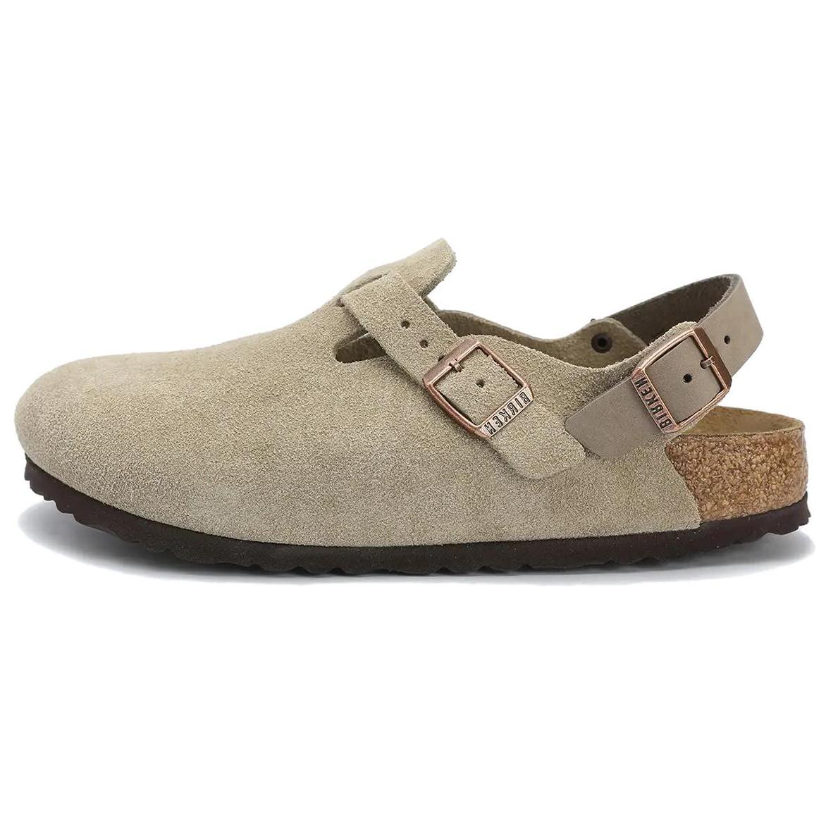 Birkenstock Tokio Suede Narrow Taupe Unisex Sneakers Grey 1028323 37