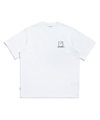 Angel Box Logo Graphic Short Sleeve T-Shirt - White