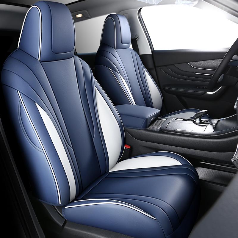 Venucia Big V Full Coverage Leather Car Seat Cover - All-Season Compatible