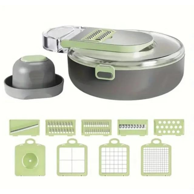 Multi-Function Vegetable Cutter 9 In 1, Fruit and Vegetable Chopper, Model JD-2441, Quick Chop, Kitchen Essential