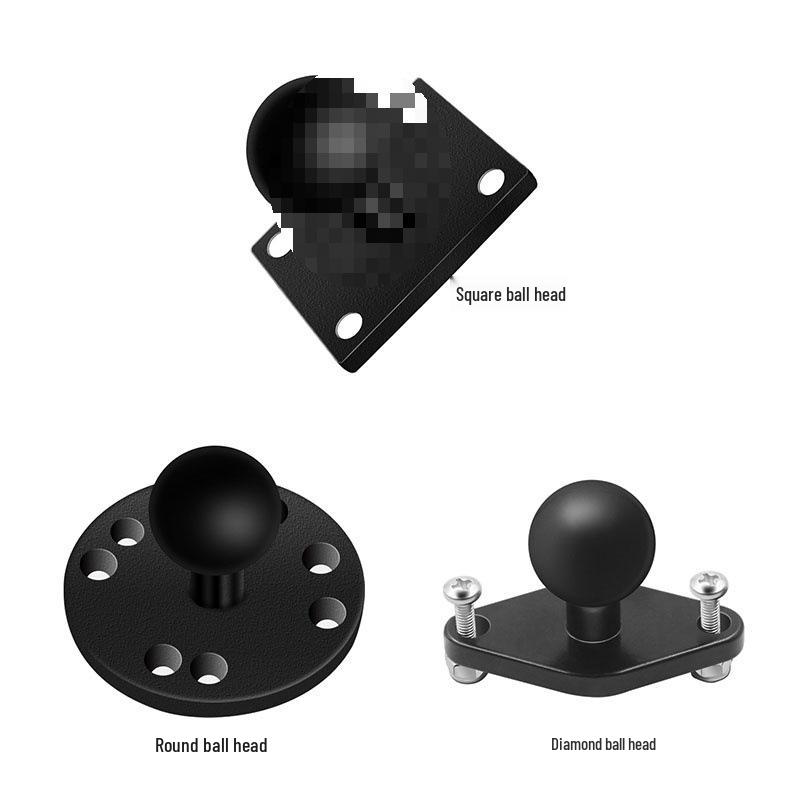 1-Inch Square Diamond Ball Head Base Bracket for Monitor and Phone Navigation