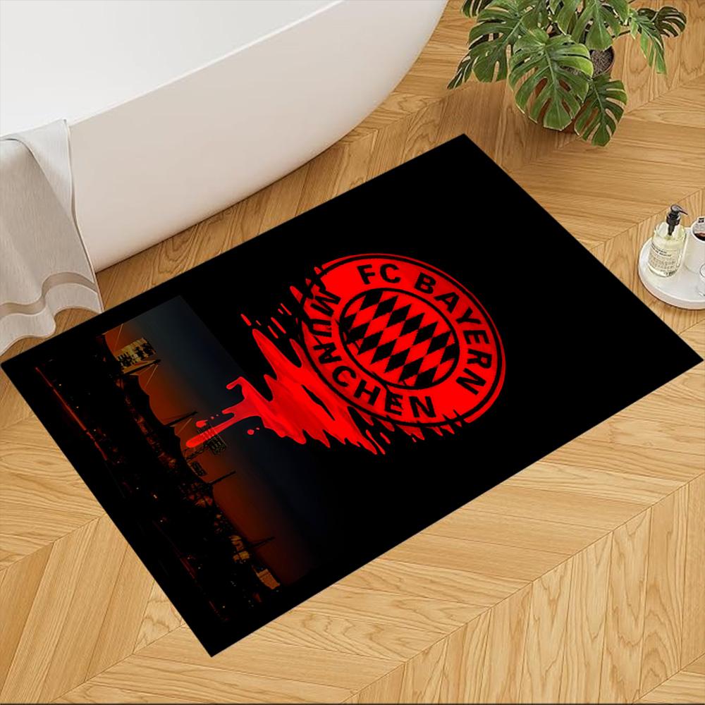 Bayern Munich Football Glory Cleanable Rug Soft Plush Non-slip Bottom Living Room Essential Fashionable Home Decor Housewarming Gift Idea