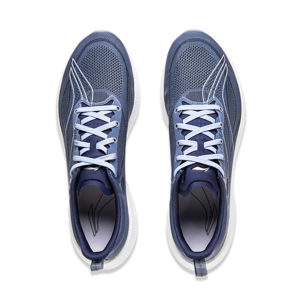 Li-Ning Super Lightweight 21 High Resilience Cushioning Breathable Non-Slip Wear-Resistant Low-Top Running Shoes Men sneakers Butterfly-Blue ARBU001-9