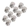 10Pcs Cross Cable Clamps 316 Stainless Steel Railing Wire Rope Clips Wall System Accessories 3mm