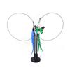 Cat Toys Simulation Bird Interactive Sucker Feather Bird with Bell Cat Stick Toy for Kitten Playing Teaser Wand Toy Cat Supplies
