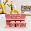 Bookish Decor 3D Book Read Counter 3D Printed Reading Log New Bookshelf Counter  Christmas Calendar