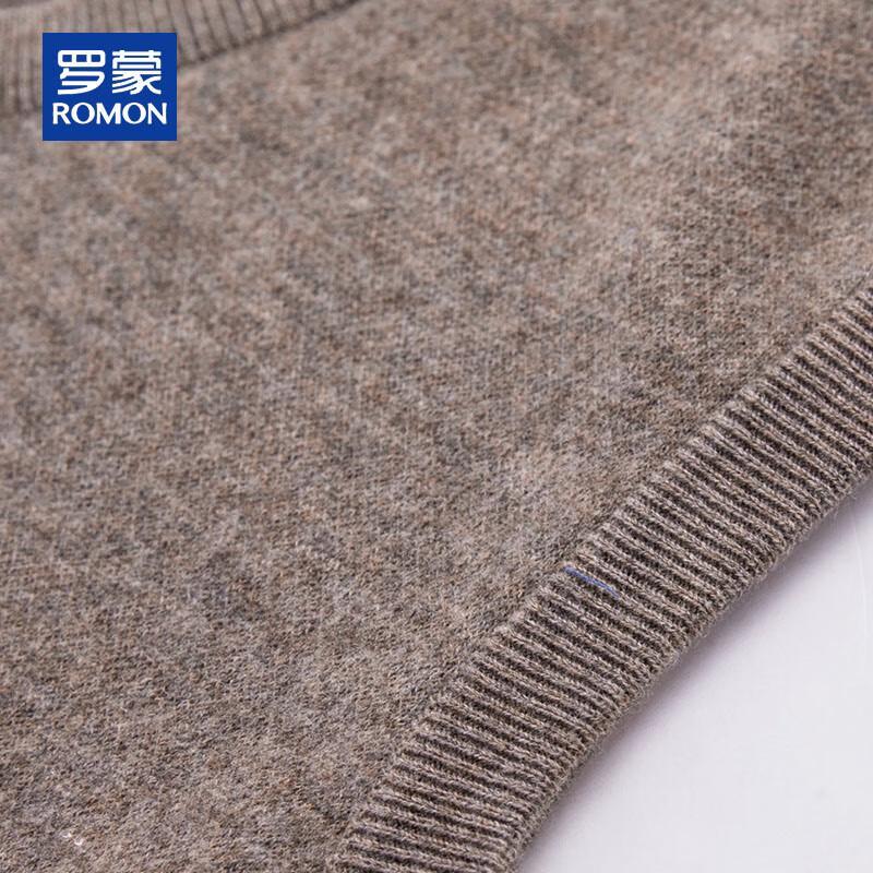 ROMON Men's 100% Pure Wool V-Neck Knit Vest