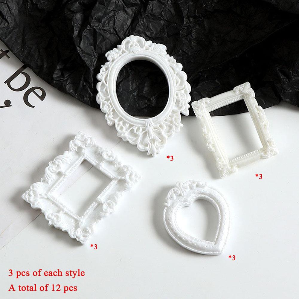 Mini Picture Frame Exquisite Photo Frame Professional Photography Background Props for DIY Craft Handmade Desktop Ornament